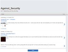 Tablet Screenshot of againstsecurity.com